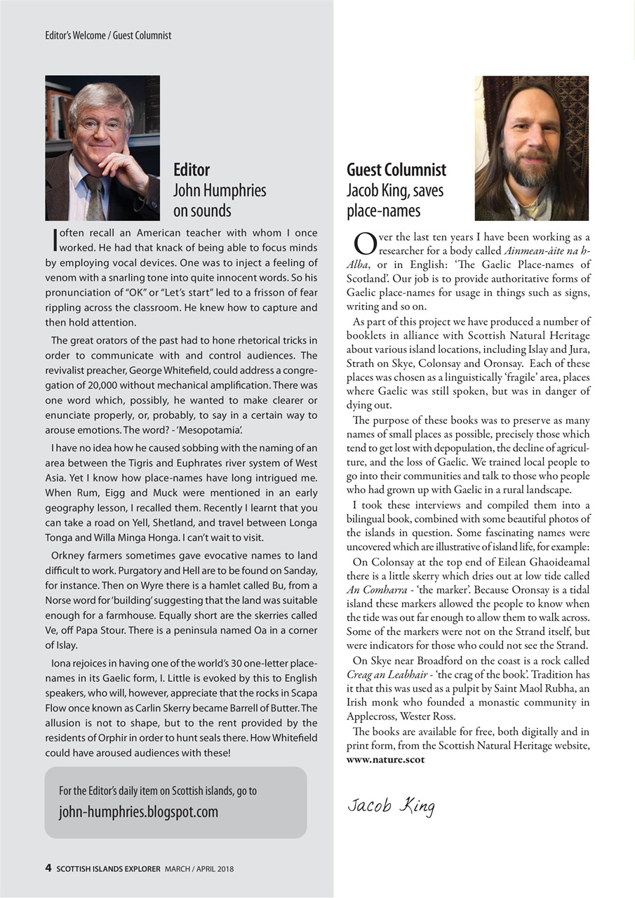 Scottish Islands Explorer Preview Pages