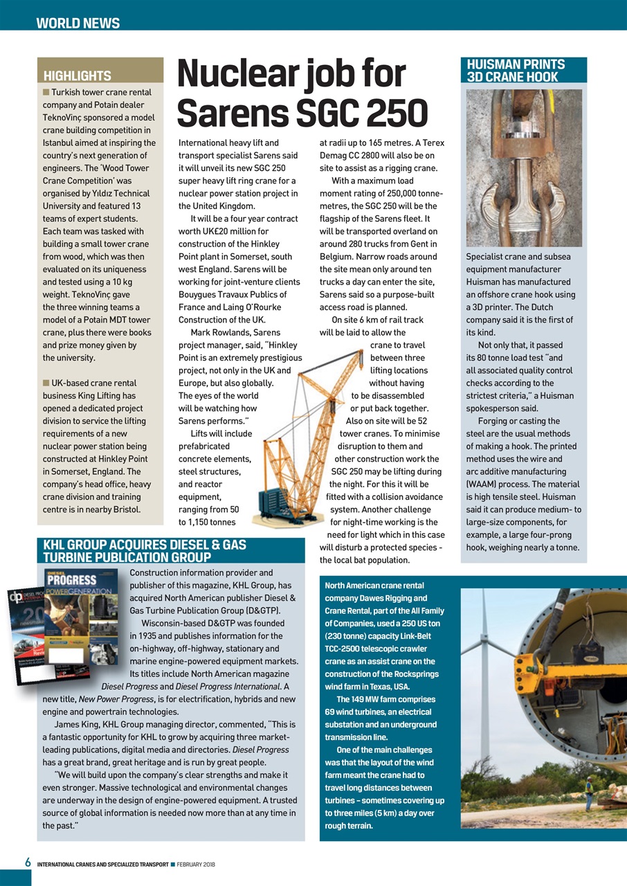 Int. Cranes and Specialized Transp Preview Pages