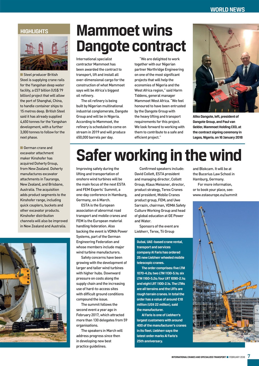 Int. Cranes and Specialized Transp Preview Pages