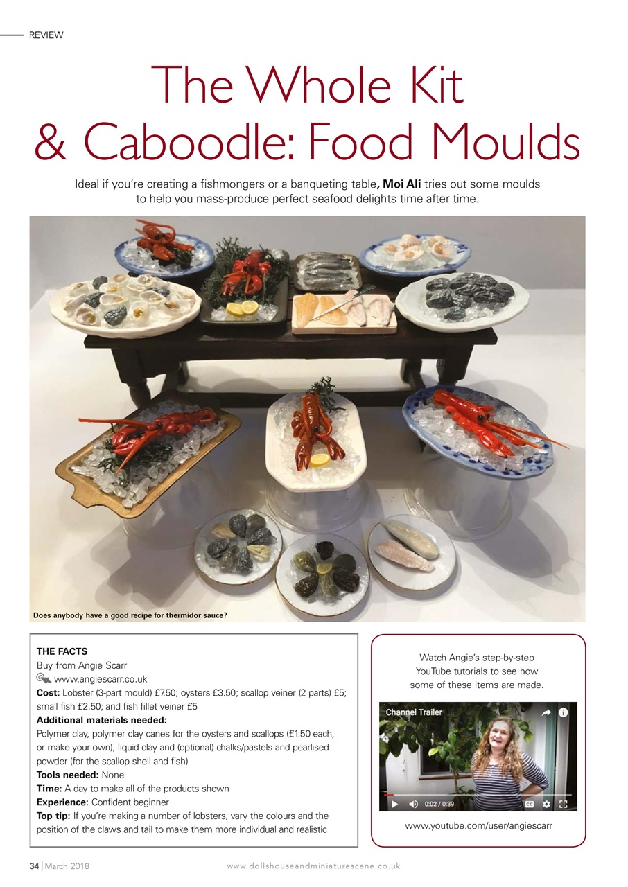 Dolls House and Miniature Scene Preview Pages