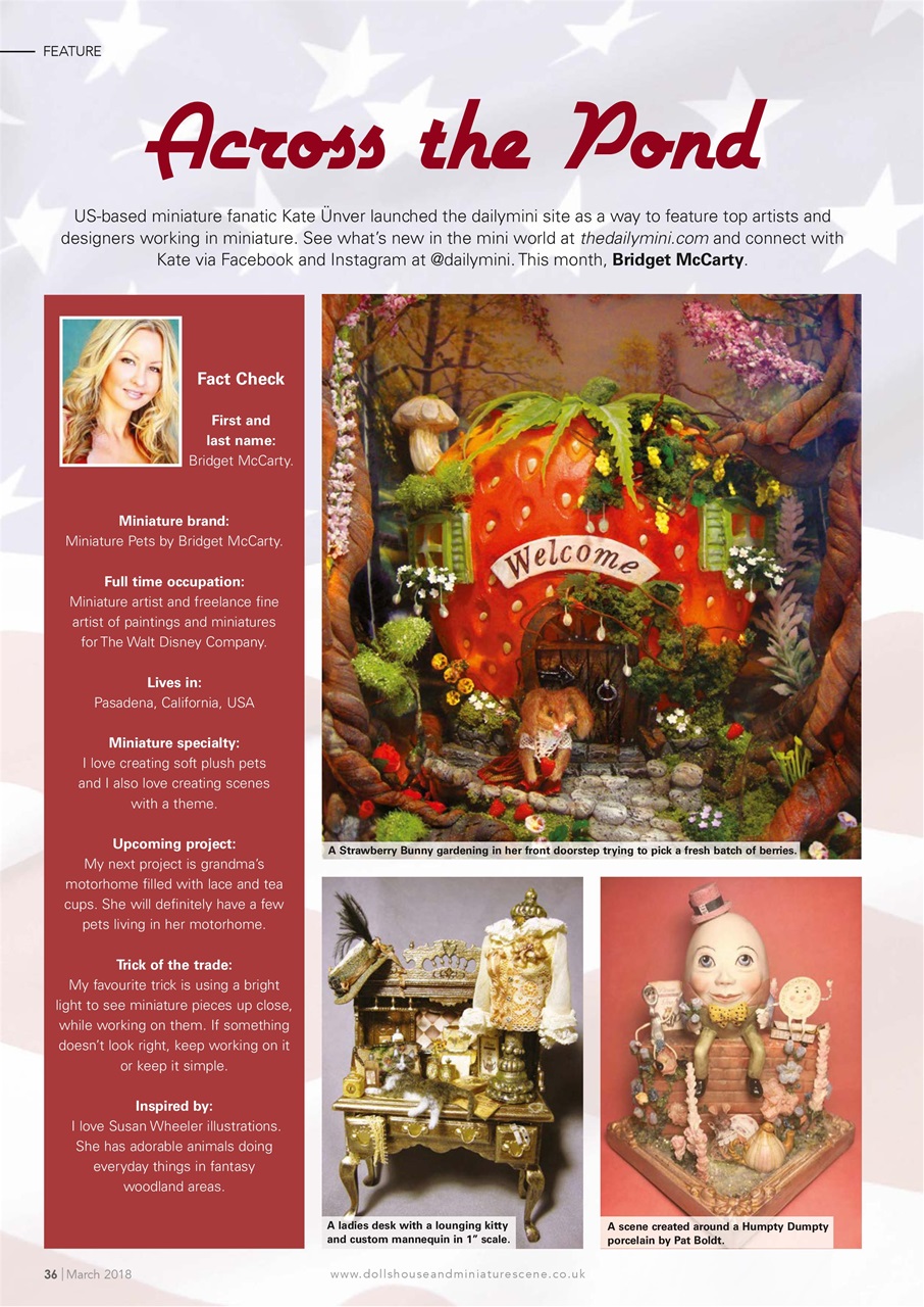 Dolls House and Miniature Scene Preview Pages