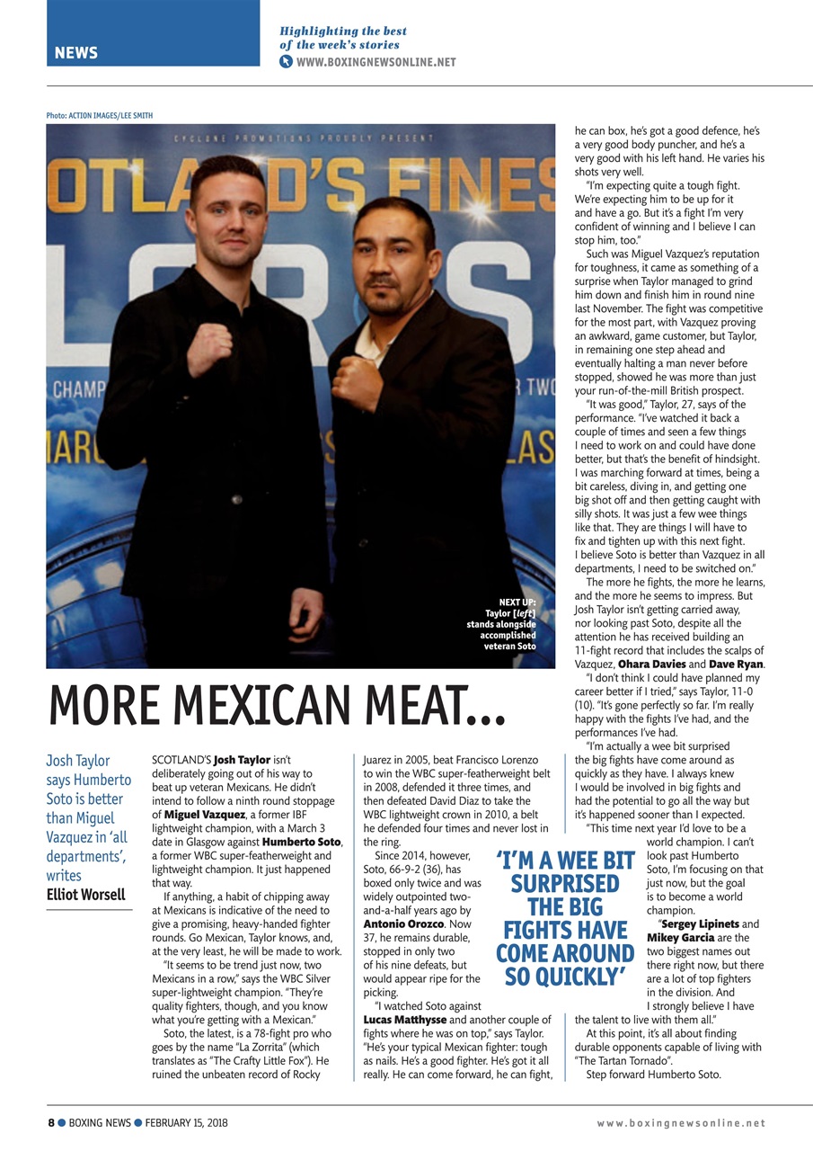 Boxing News Preview Pages