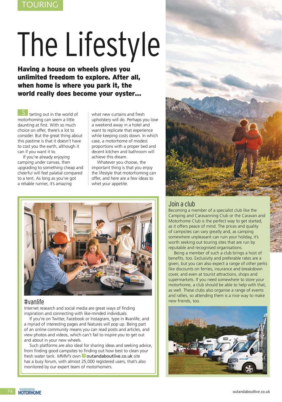 Buying Your Perfect Motorhome Preview Pages