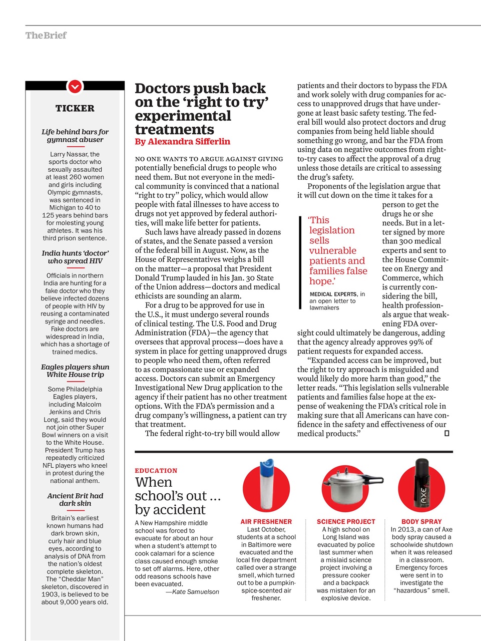 TIME Magazine Europe Preview Pages