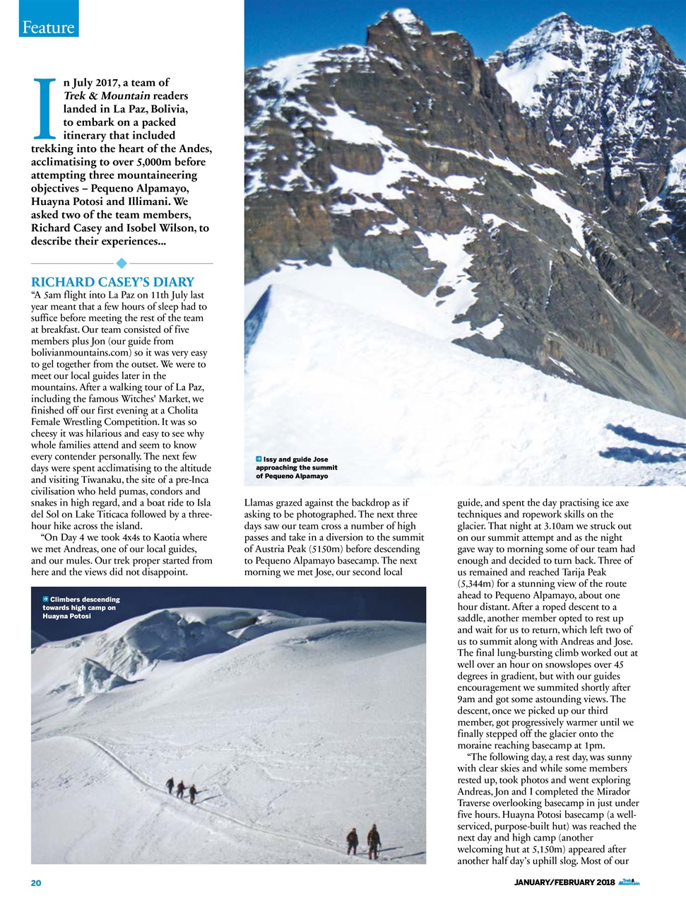 Trek & Mountain Magazine Preview Pages