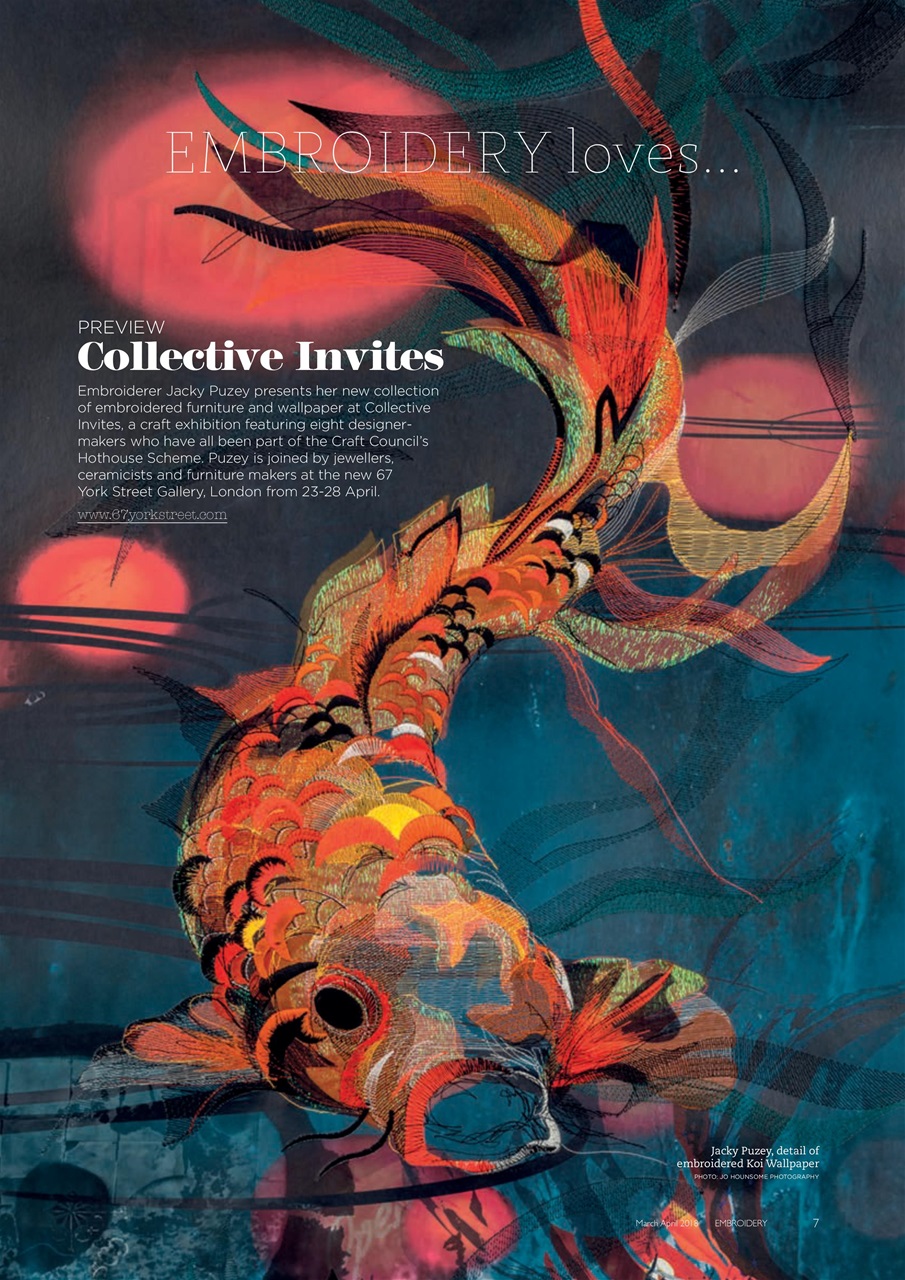 Embroidery Magazine Preview Pages