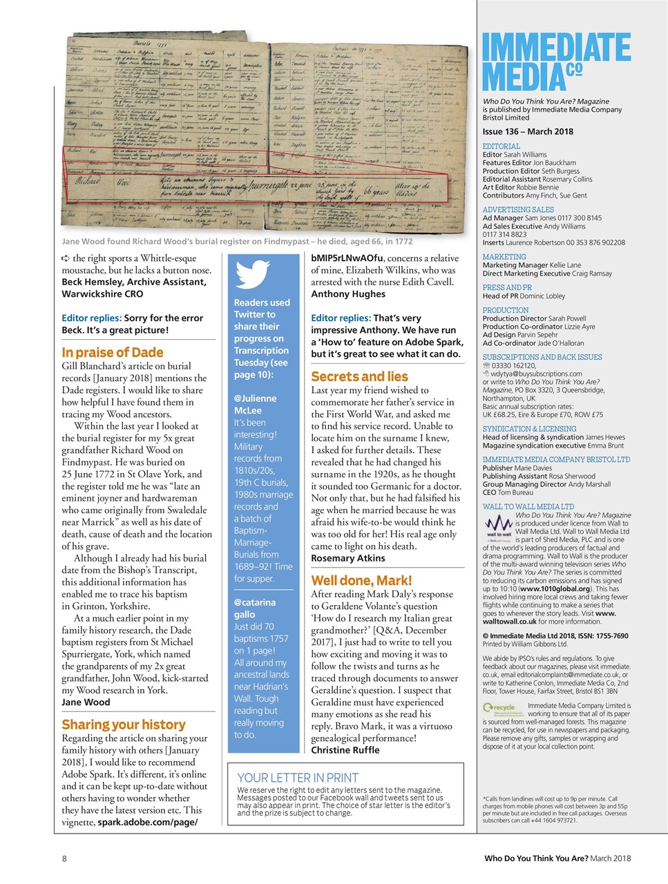 Who Do You Think You Are? Preview Pages