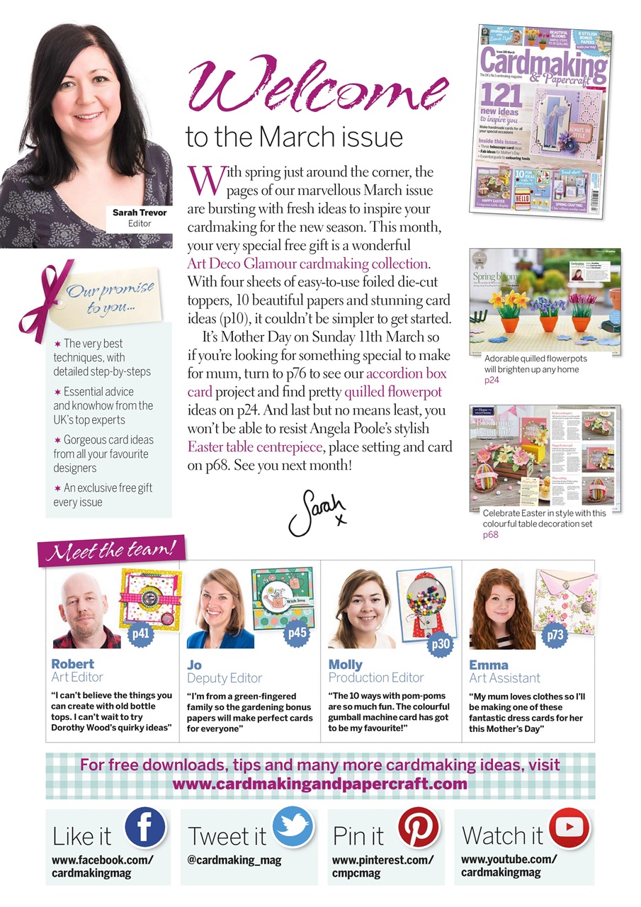 Cardmaking & Papercraft Preview Pages