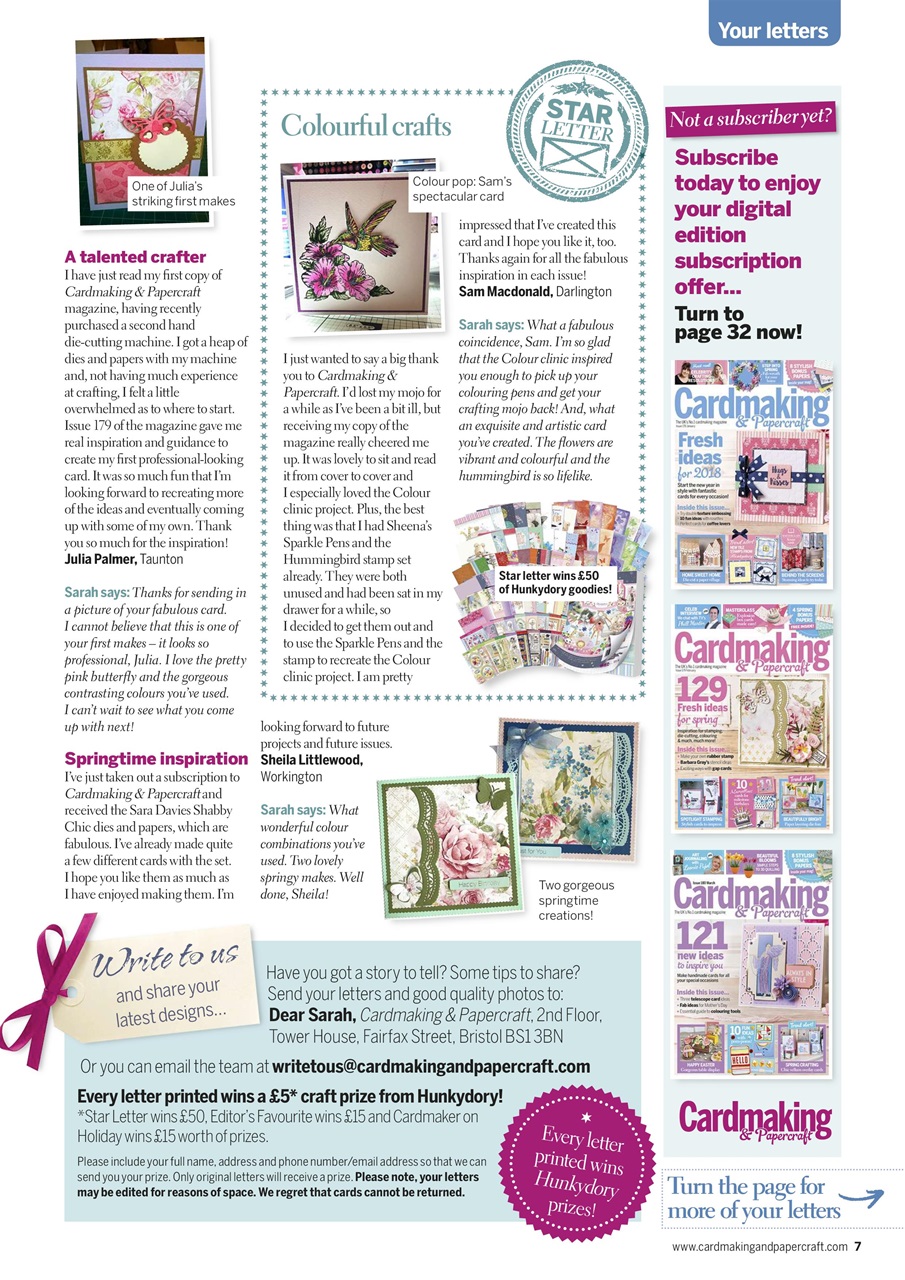 Cardmaking & Papercraft Preview Pages