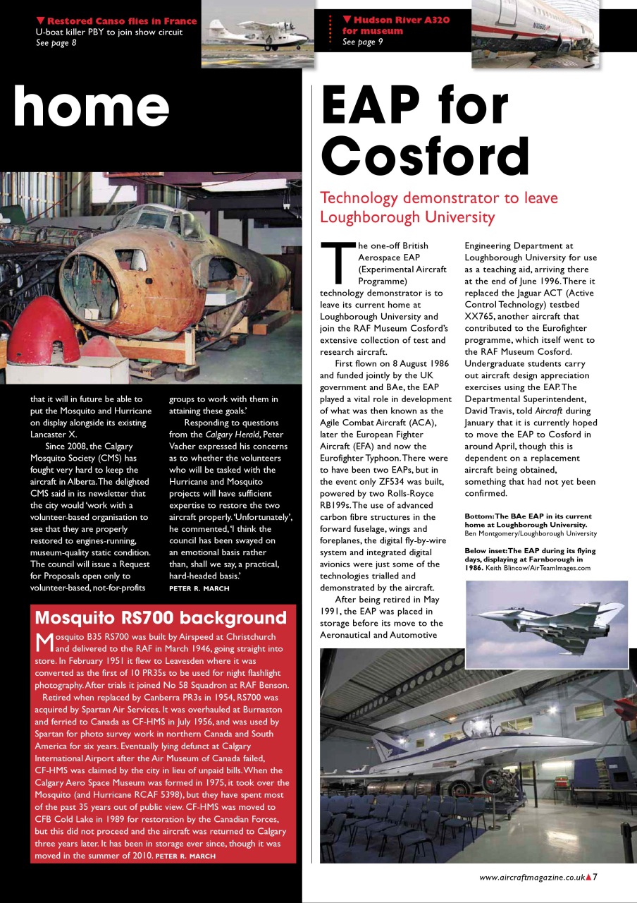 Classic Aircraft Preview Pages