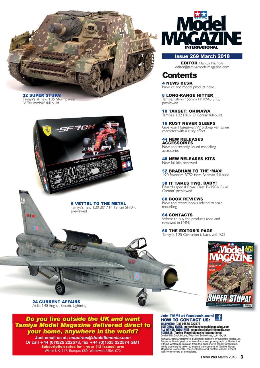 Tamiya Model Magazine Preview Pages