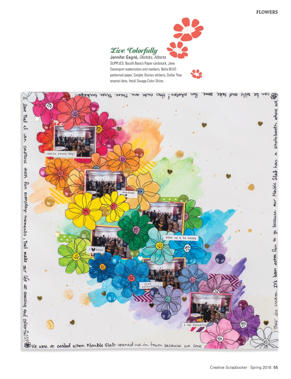 Creative Scrapbooker Preview Pages