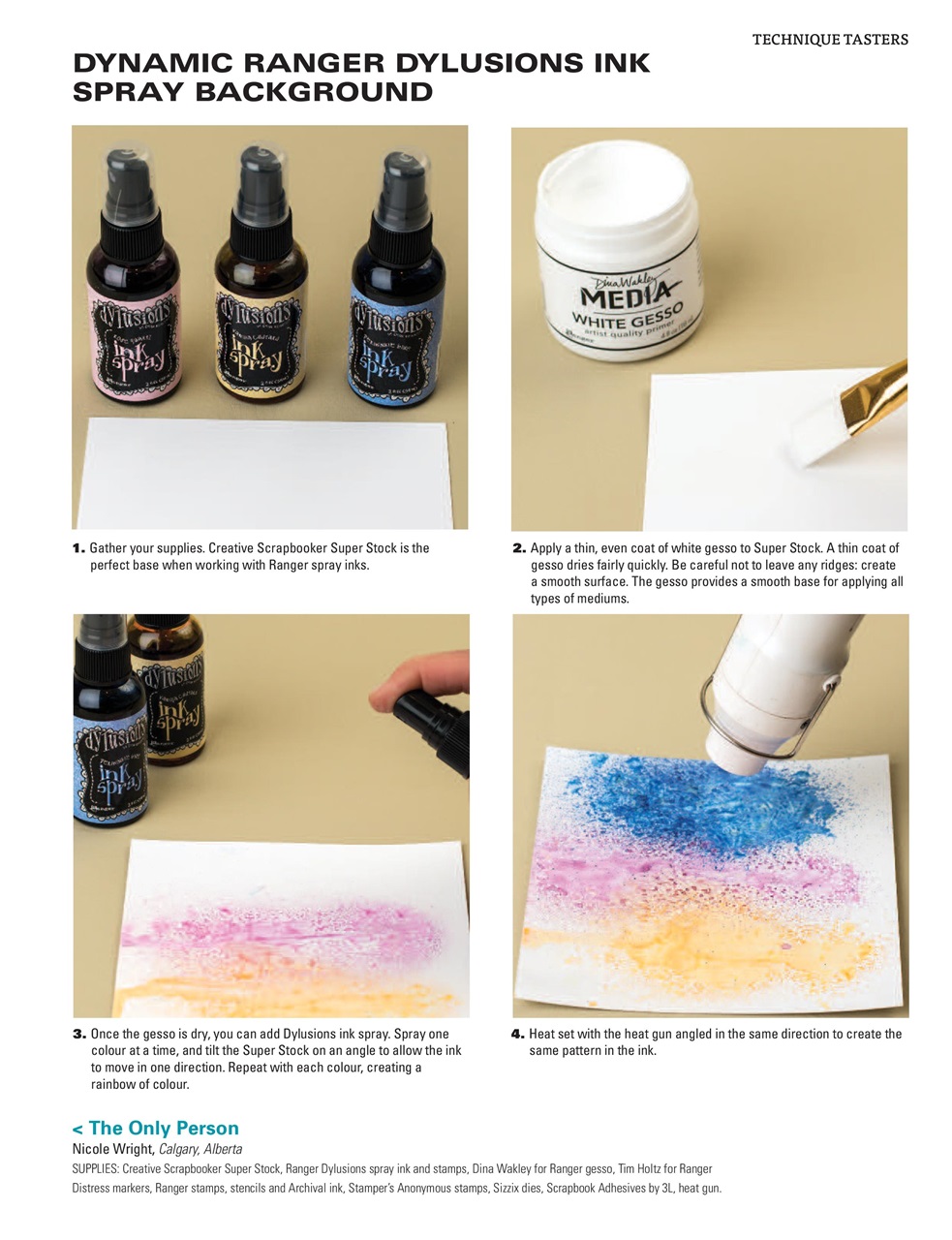 Creative Scrapbooker Preview Pages