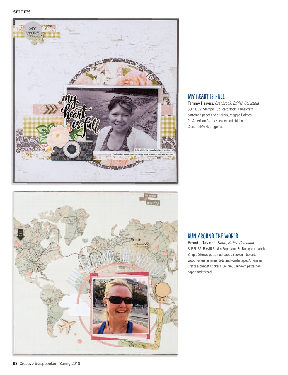 Creative Scrapbooker Preview Pages