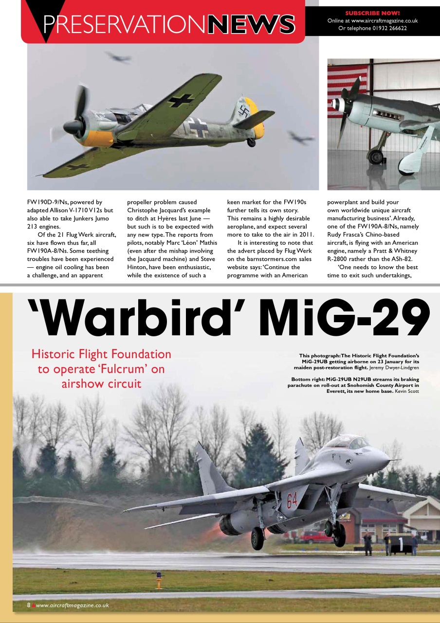 Classic Aircraft Preview Pages