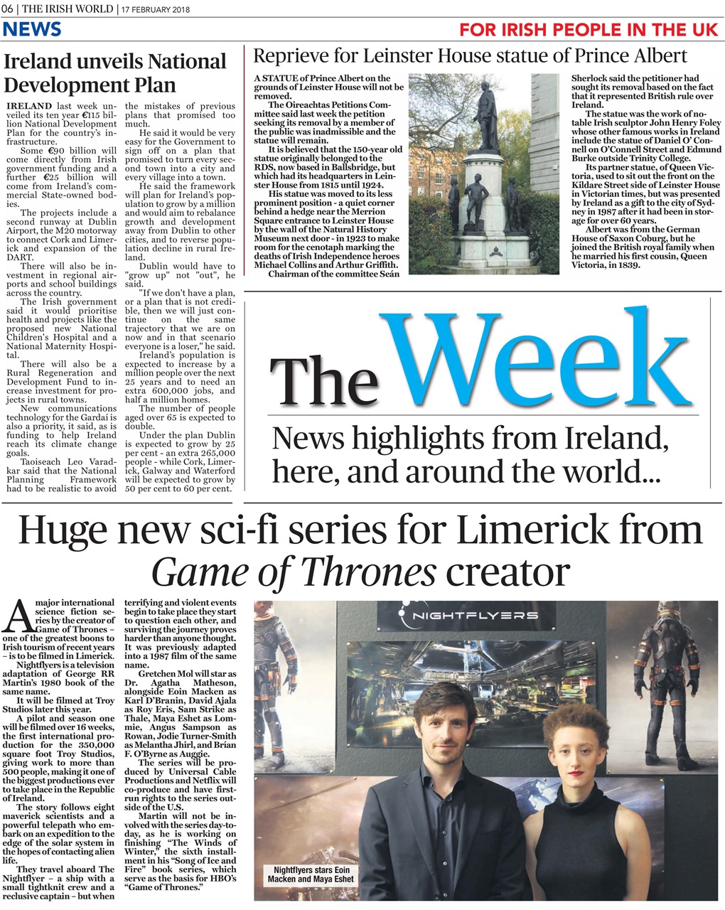 Irish World Preview Pages