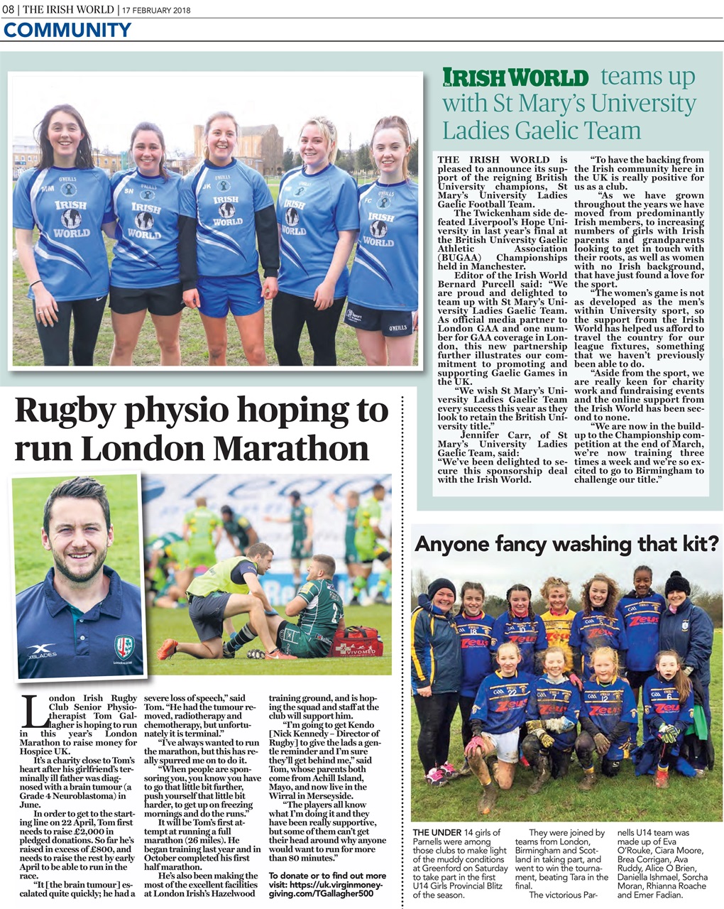 Irish World Preview Pages