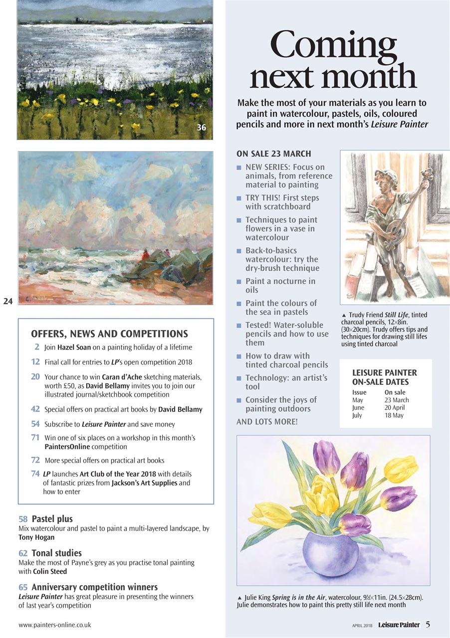 Leisure Painter & The Artist Preview Pages