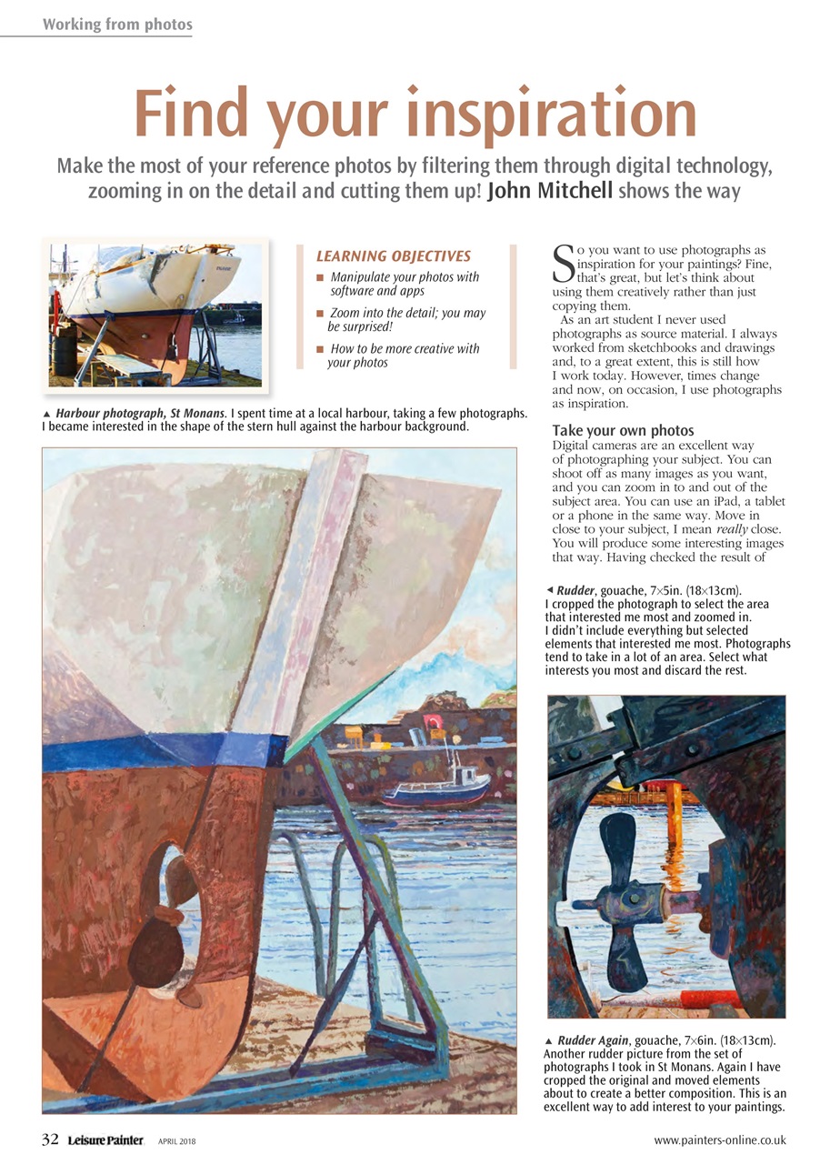 Leisure Painter & The Artist Preview Pages