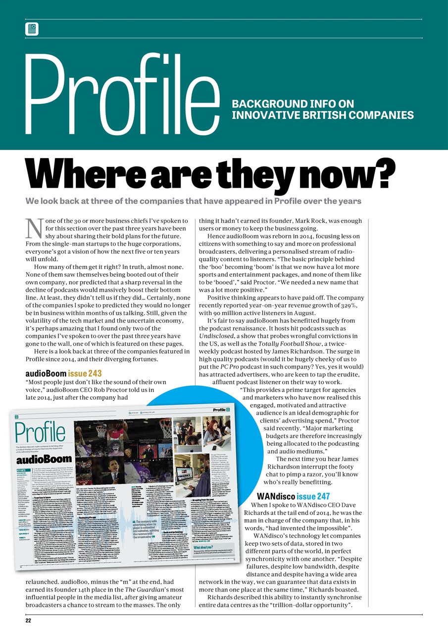 PC Pro Preview Pages