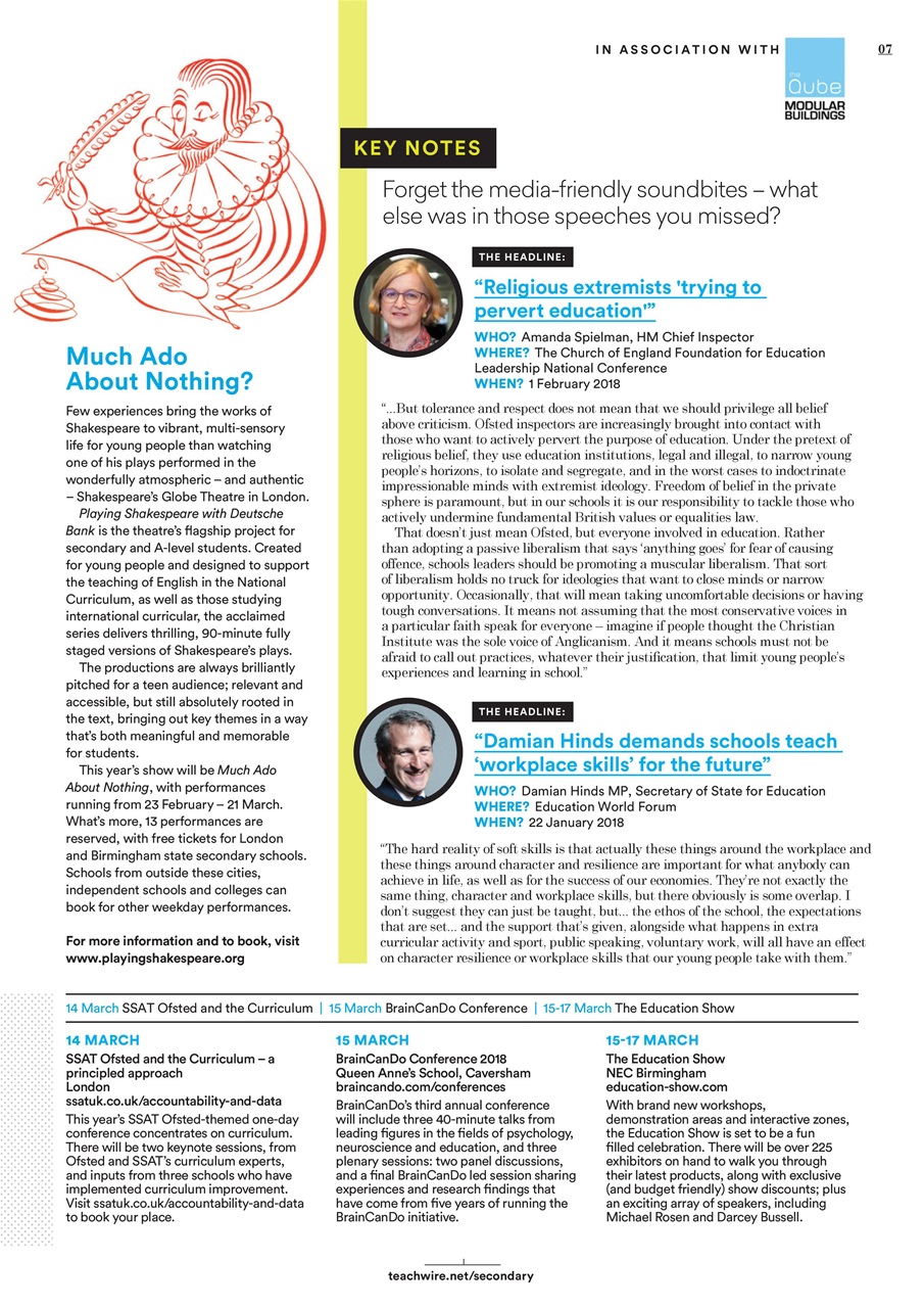 Teach Secondary Preview Pages