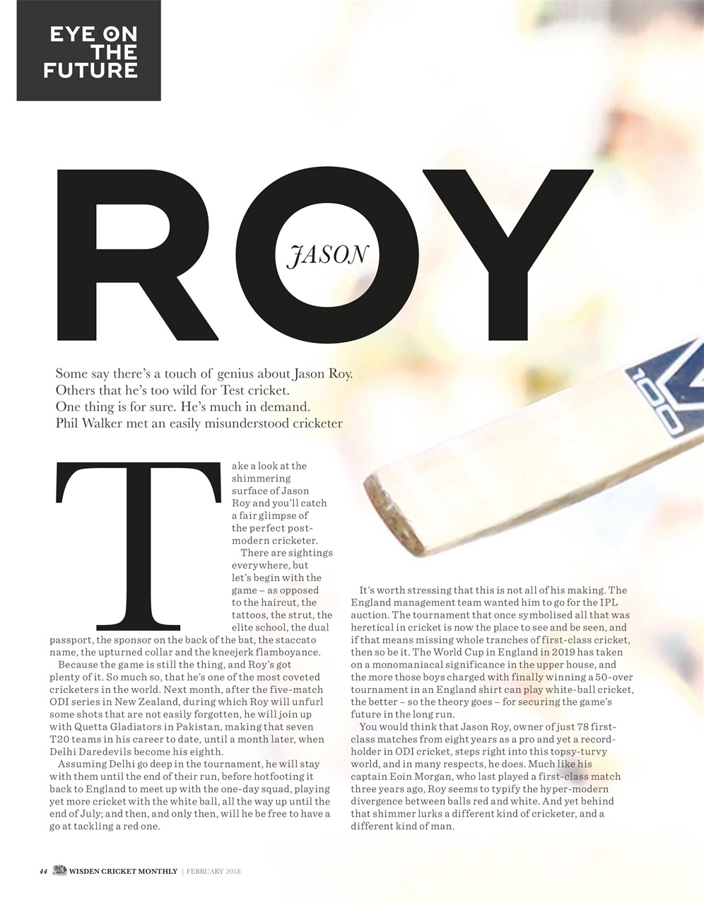 Wisden Cricket Monthly Preview Pages