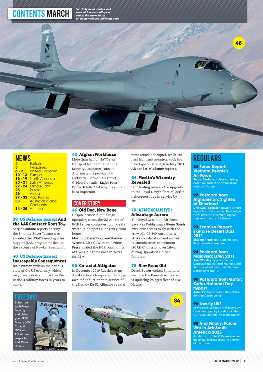 AirForces Monthly Preview Pages