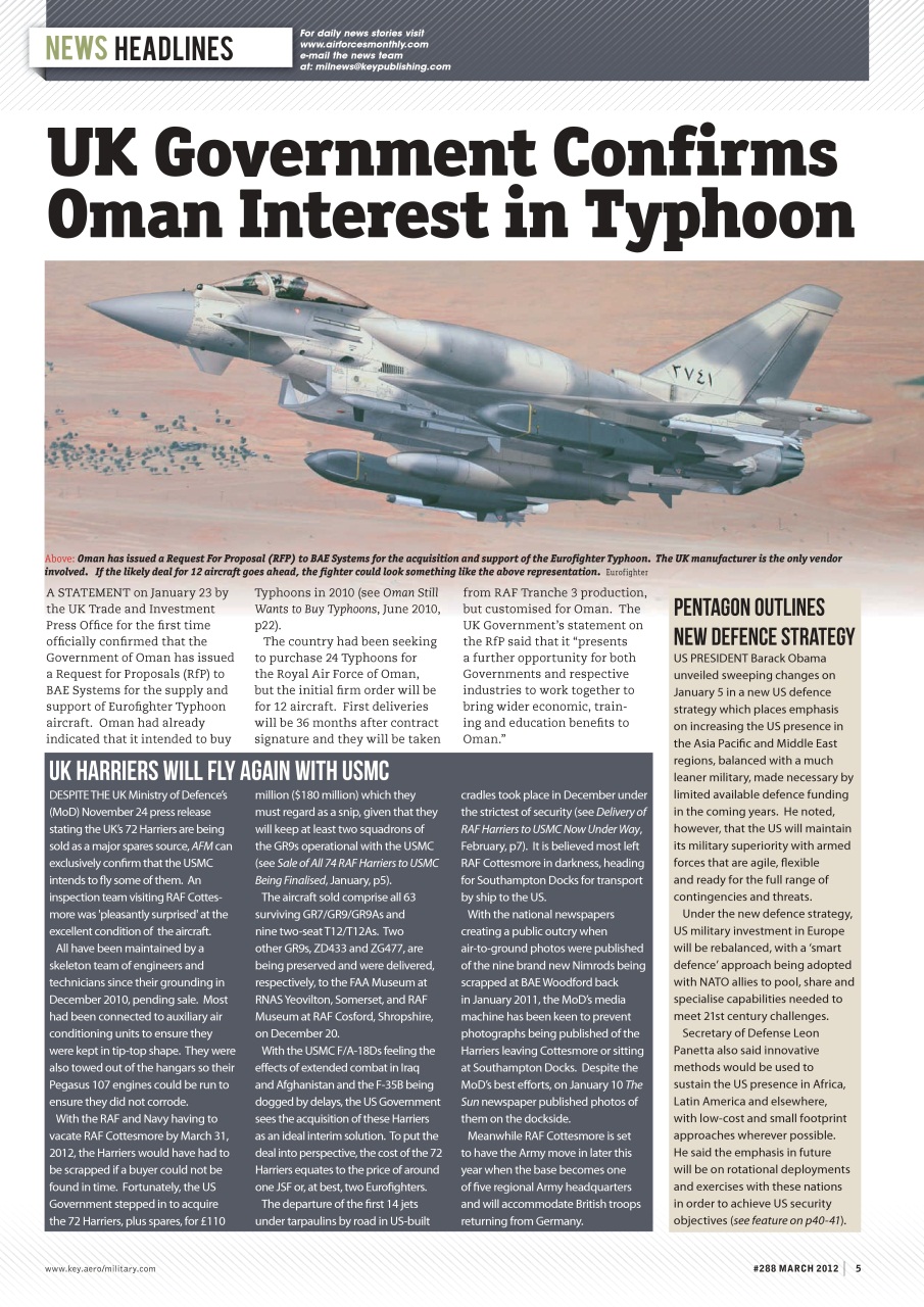 AirForces Monthly Preview Pages