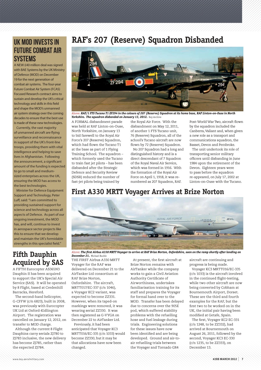 AirForces Monthly Preview Pages