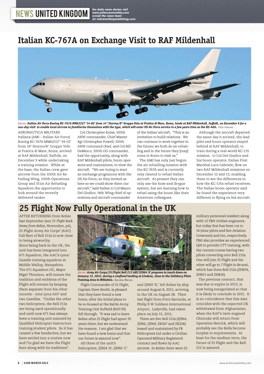 AirForces Monthly Preview Pages