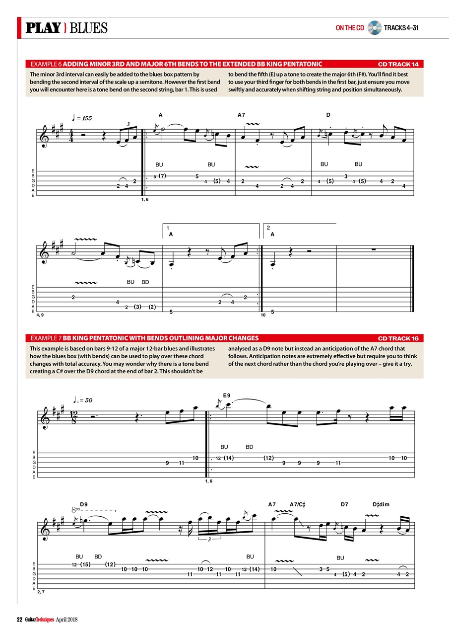 Guitar Techniques Preview Pages