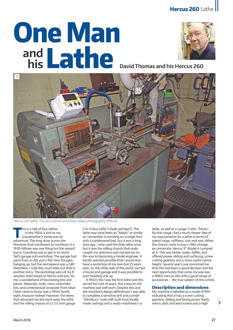 Model Engineer & Workshop Magazine Preview Pages