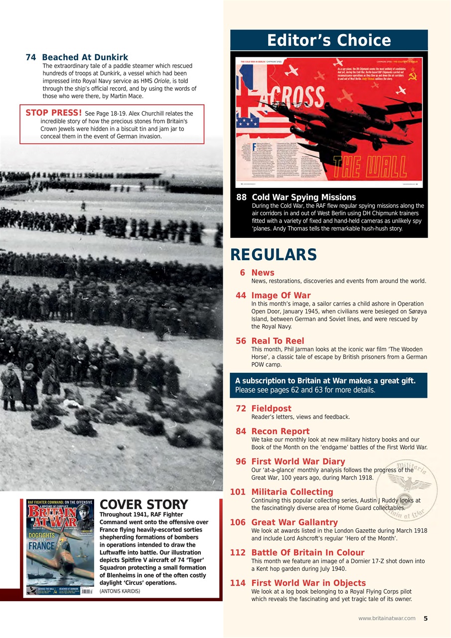 Britain at War Magazine Preview Pages