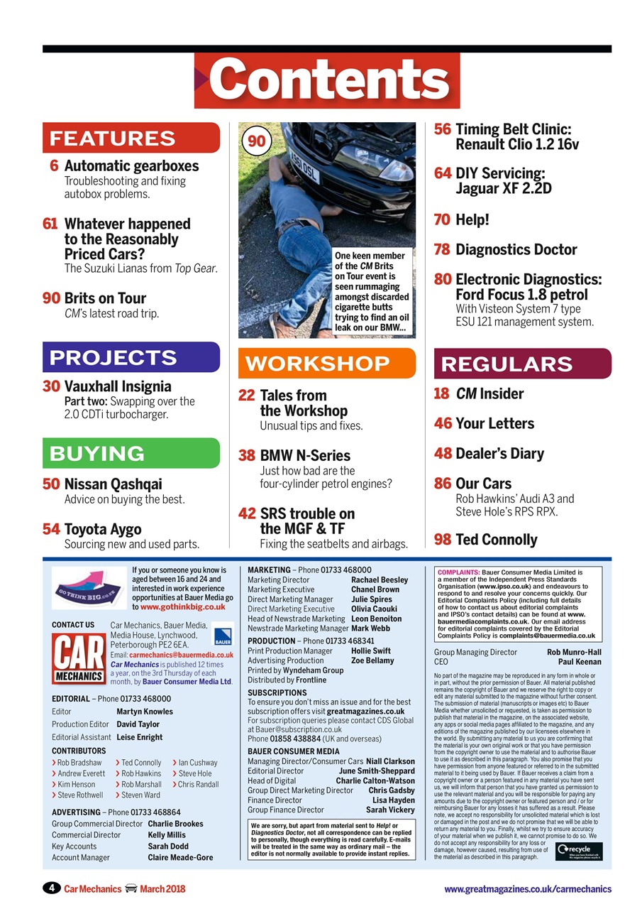 Car Mechanics Preview Pages