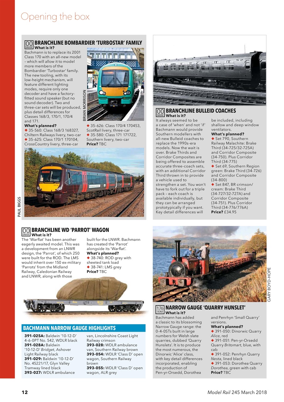 Model Rail Preview Pages