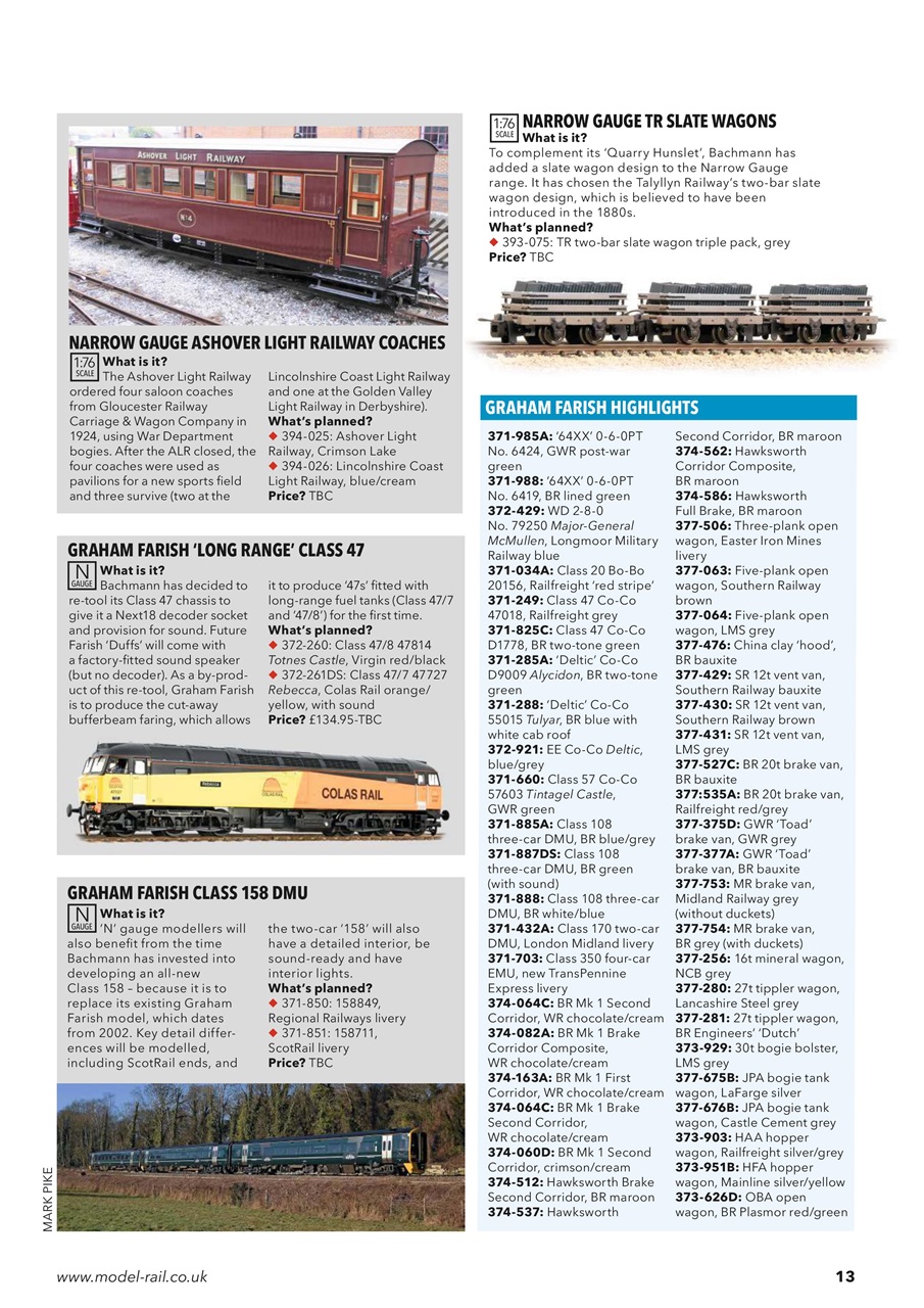 Model Rail Preview Pages