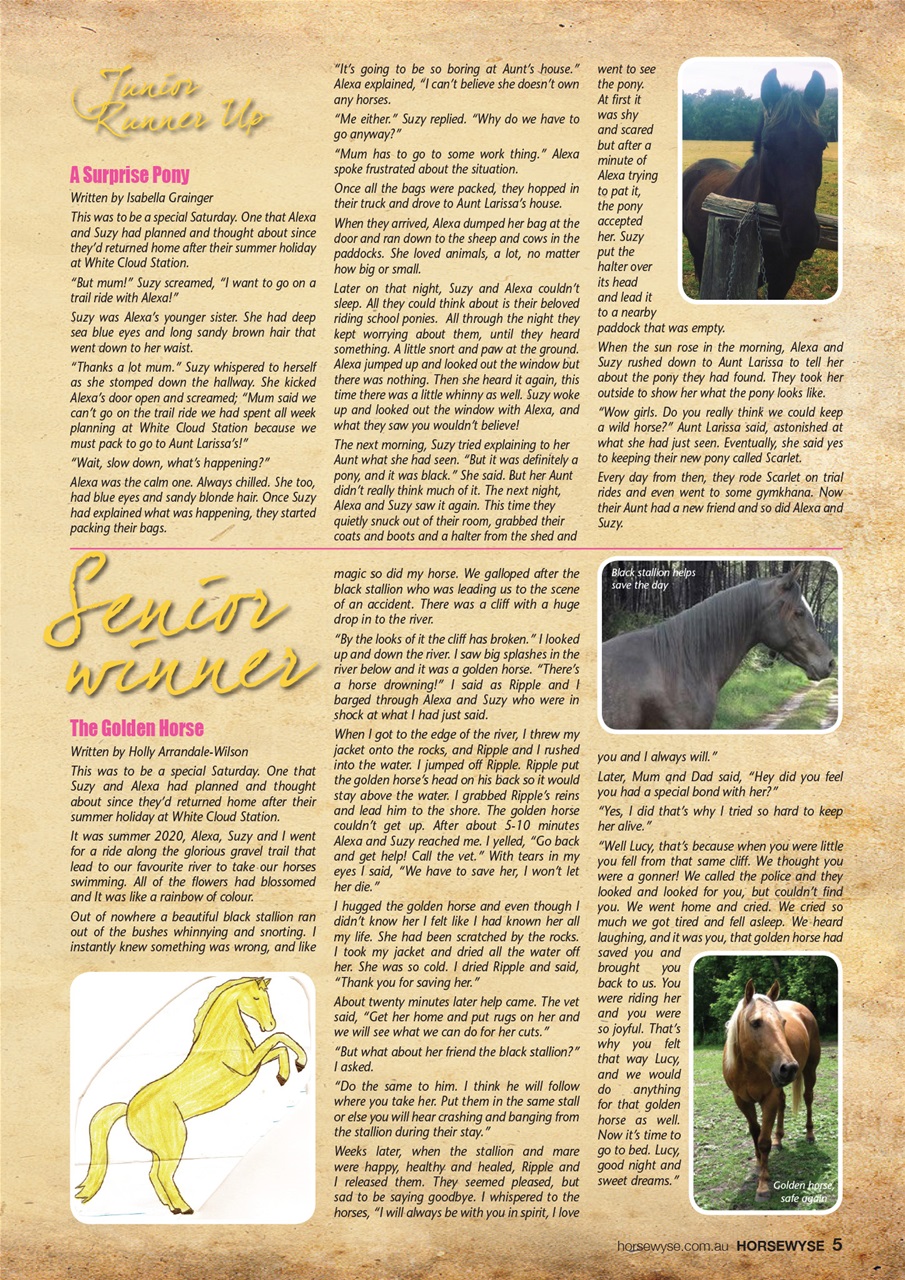 HorseWyse Magazine Preview Pages