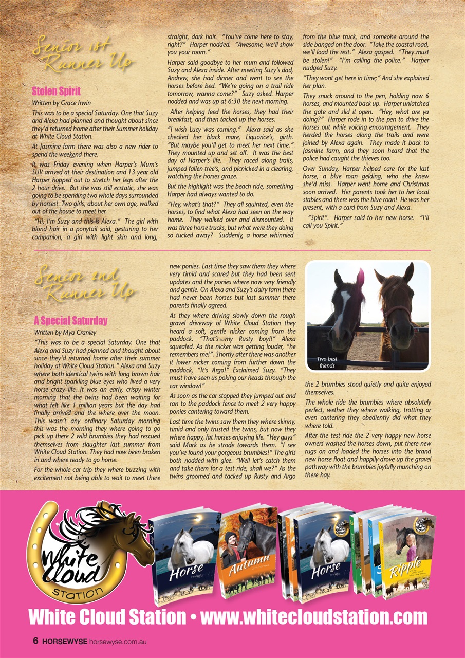 HorseWyse Magazine Preview Pages