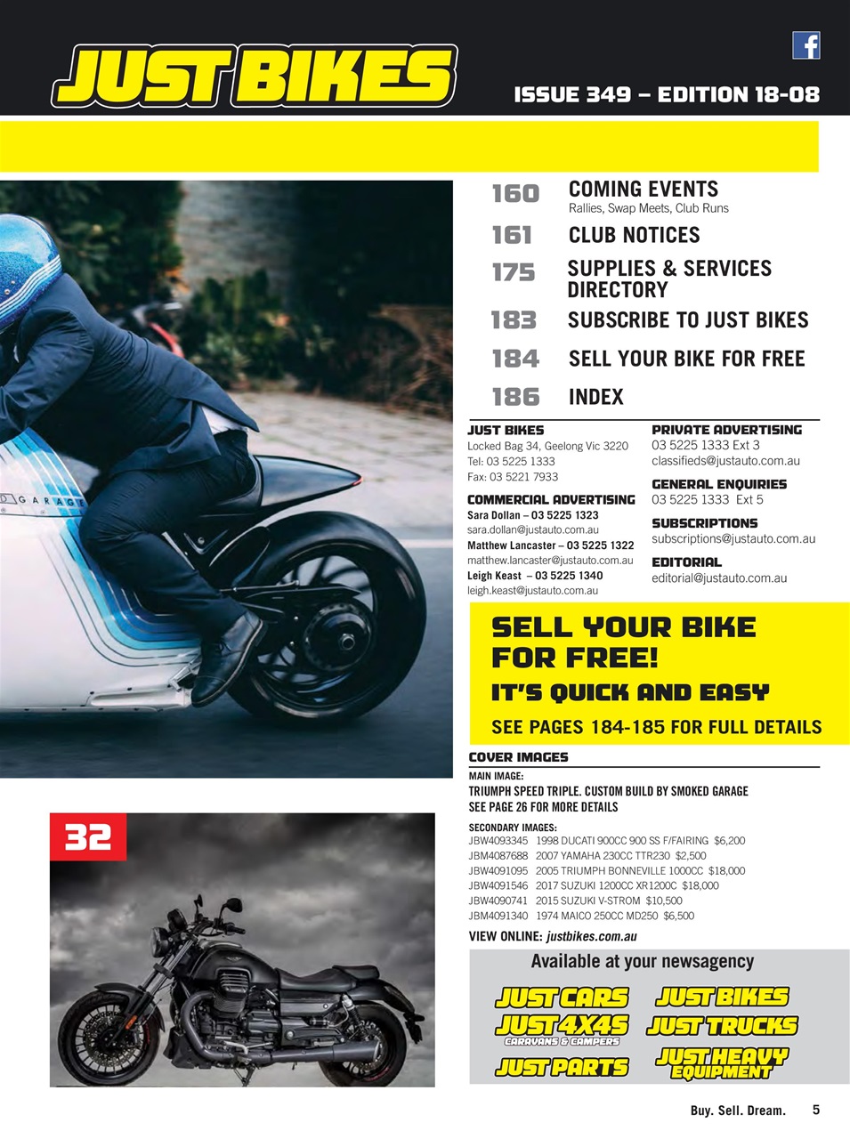 JUST BIKES Preview Pages