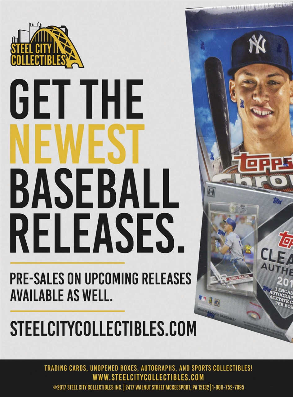 Beckett Baseball Magazine Preview Pages