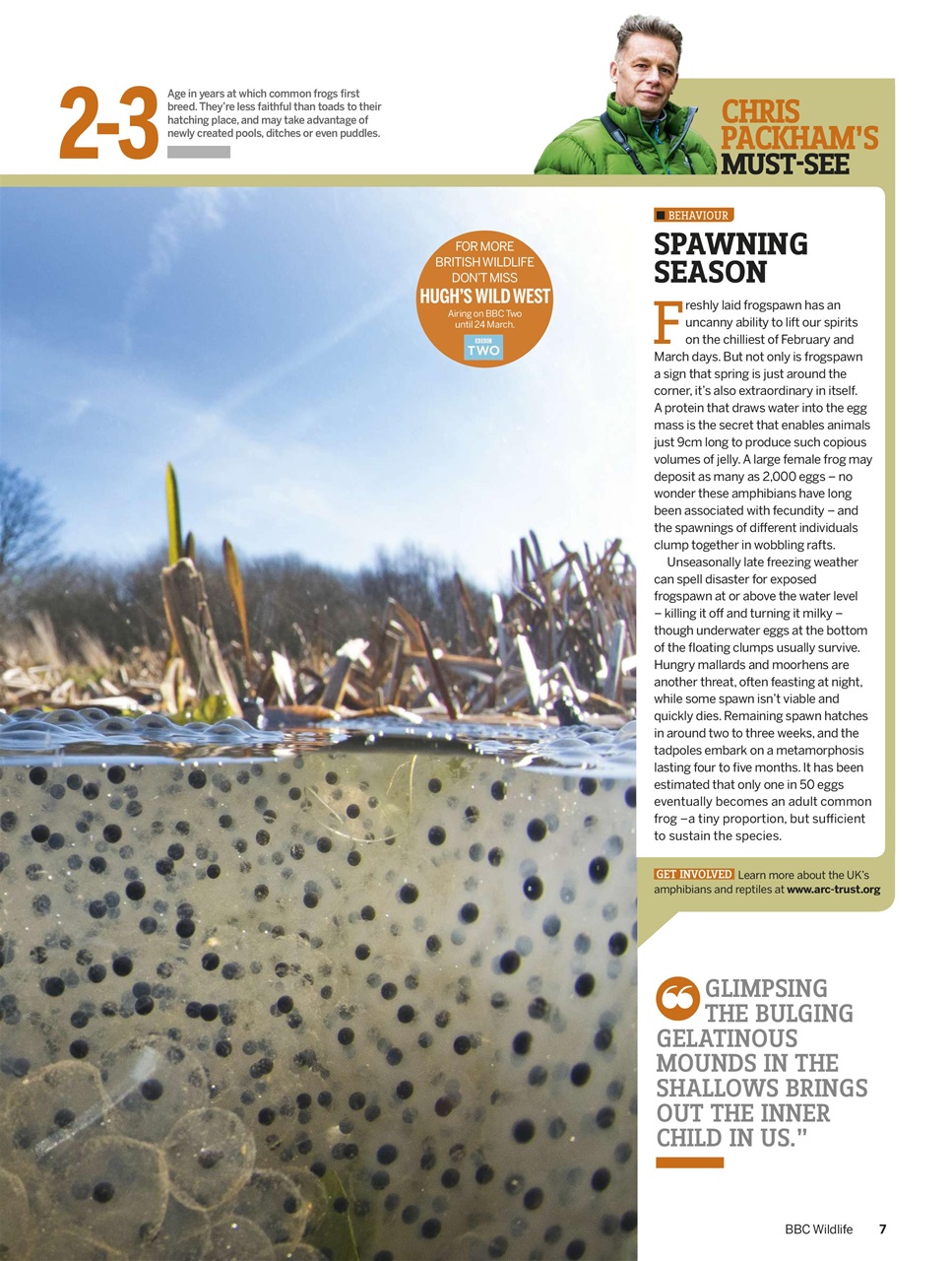 BBC Wildlife Magazine Preview Pages