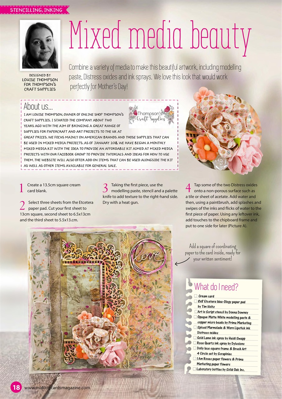 Making Cards & Papercraft Preview Pages