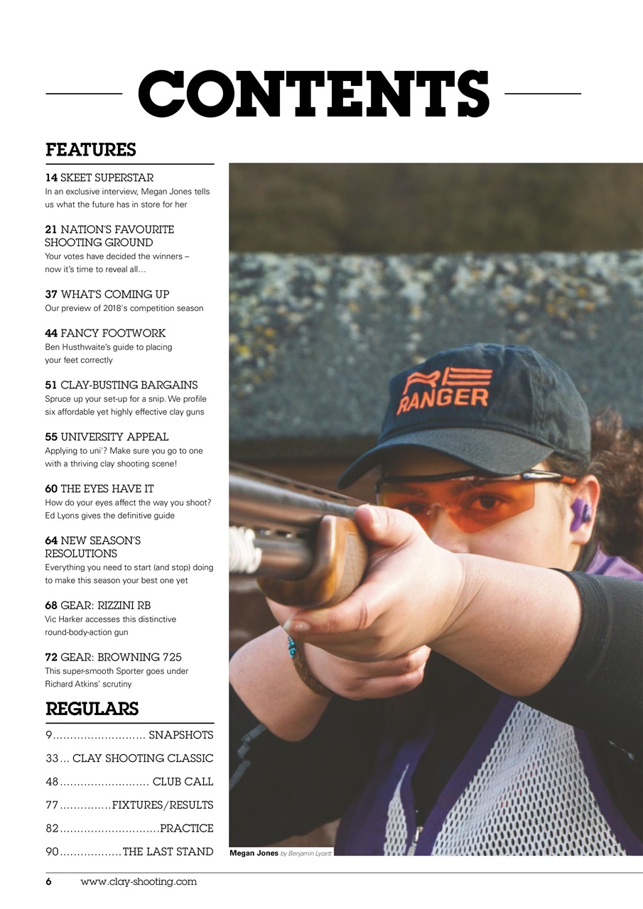 Clay Shooting Preview Pages