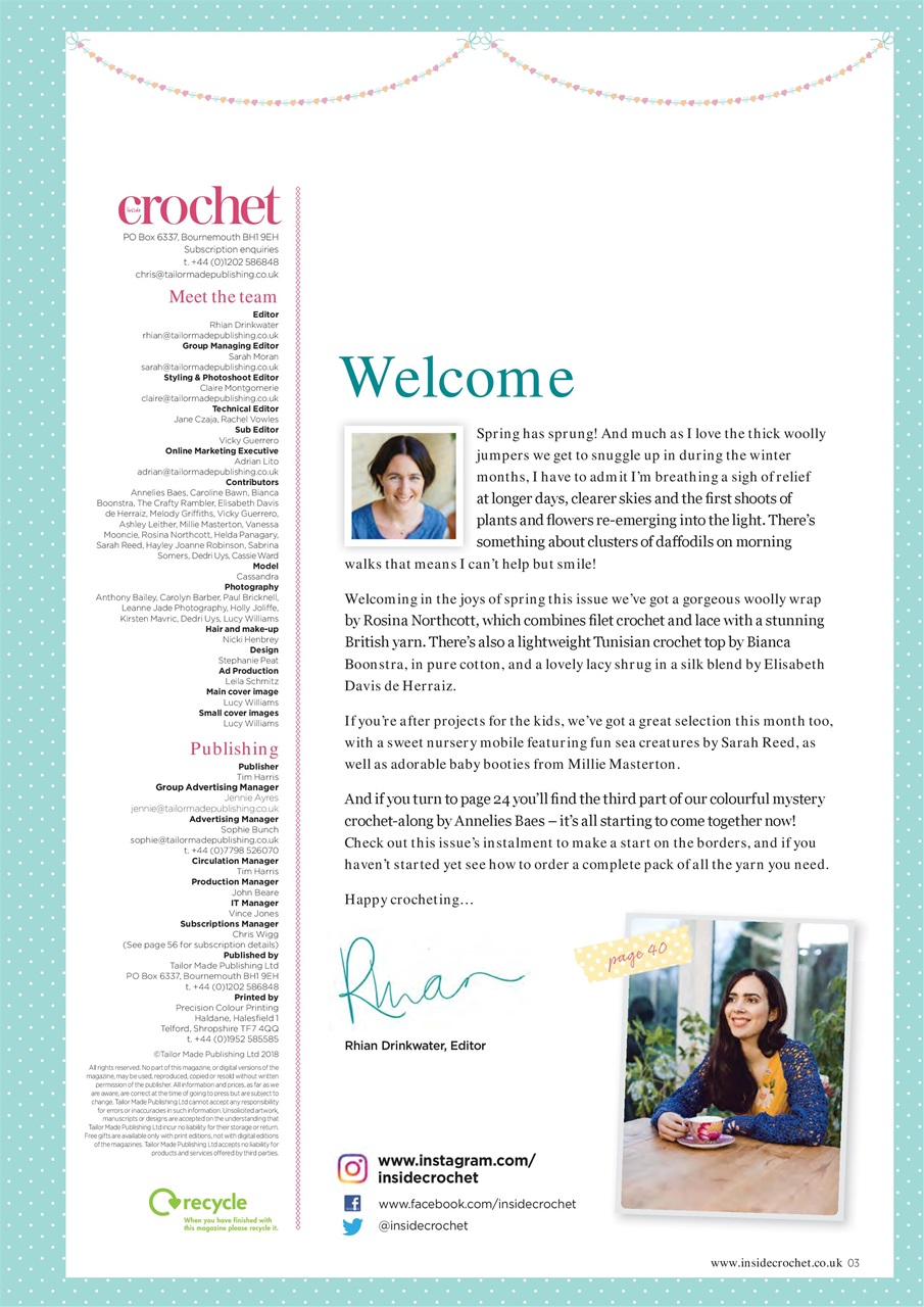 Inside Crochet Preview Pages