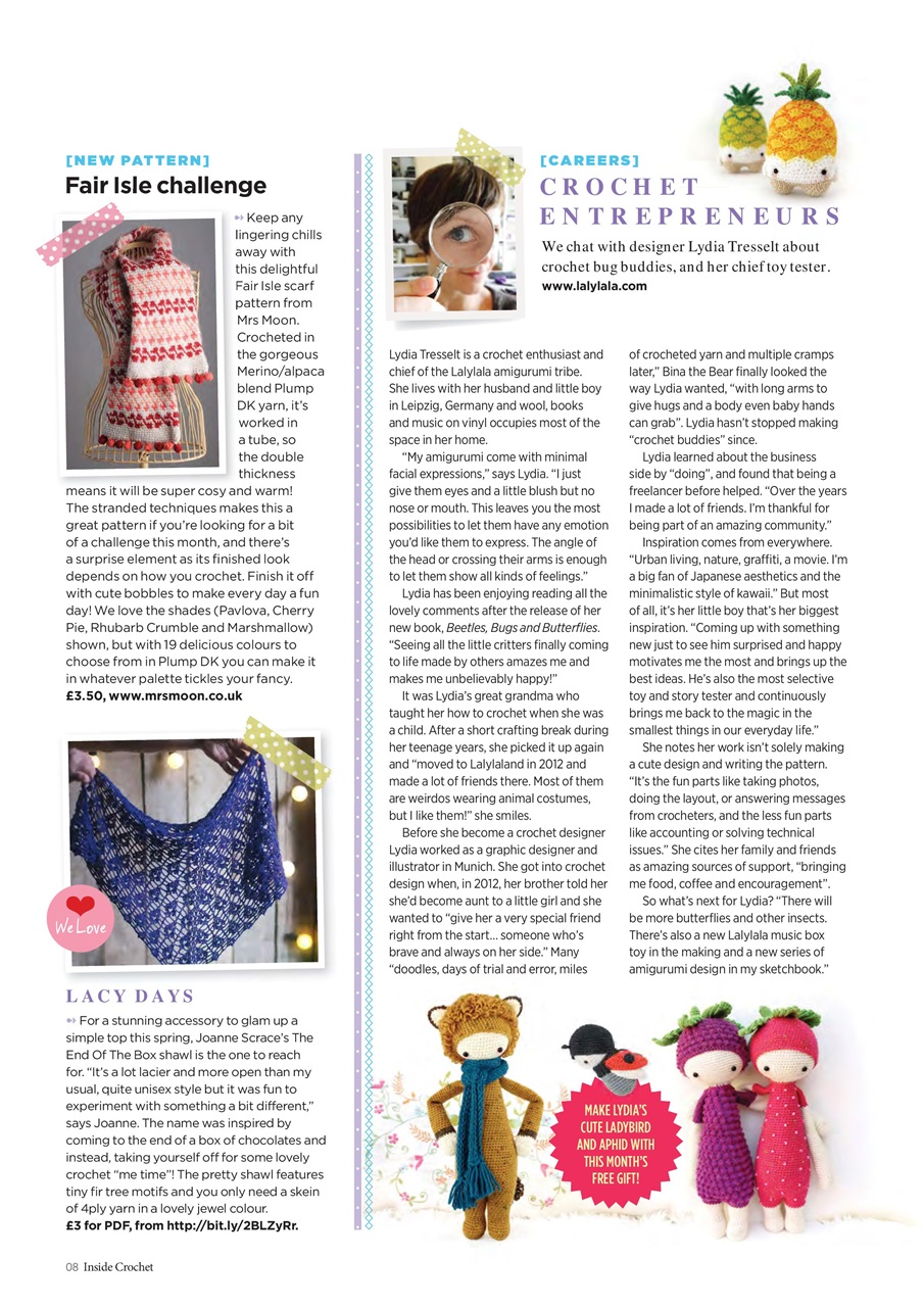 Inside Crochet Preview Pages