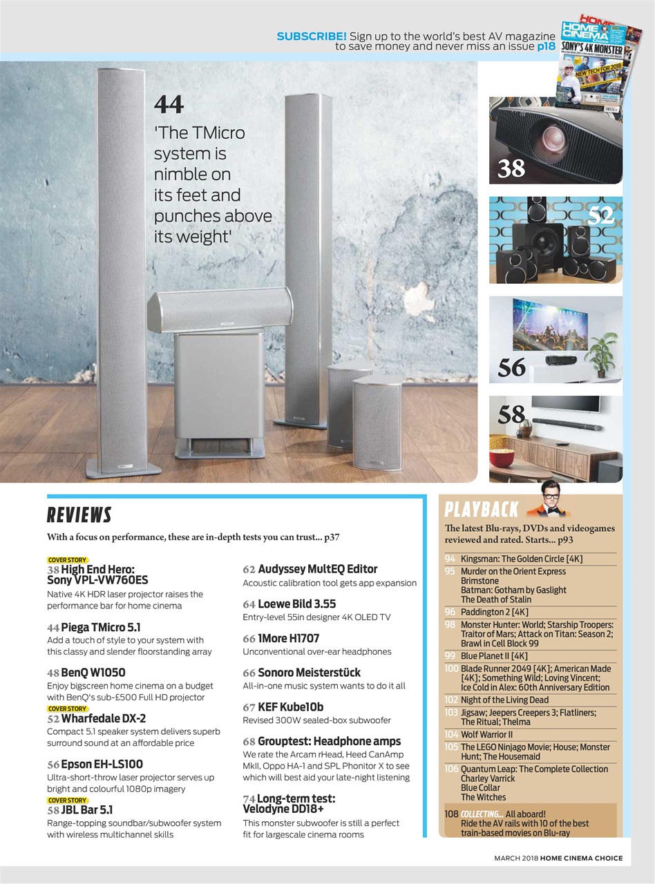 Home Cinema Choice Preview Pages