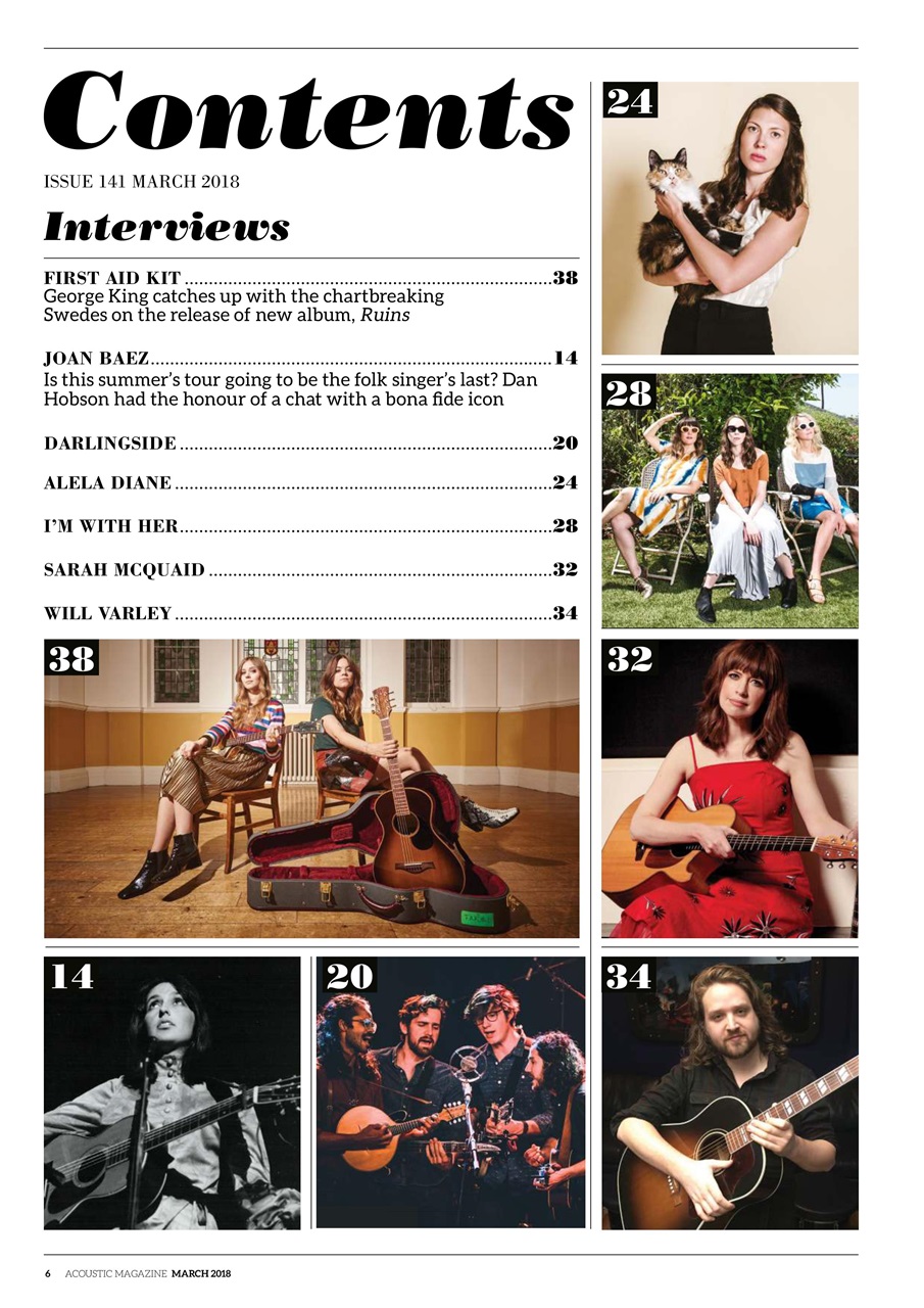 Acoustic Preview Pages