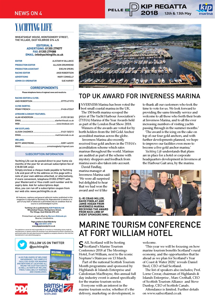 Yachting Life Preview Pages