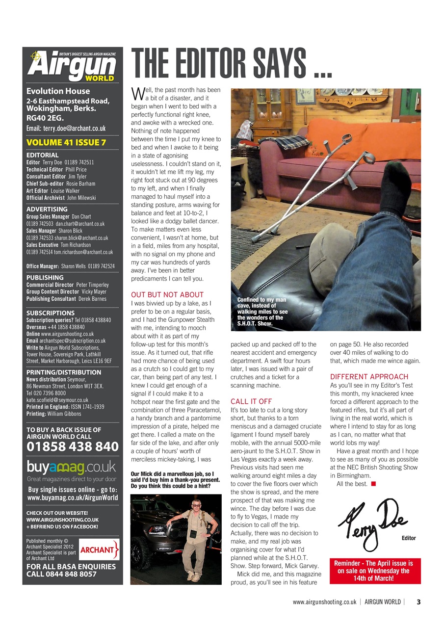Airgun World Preview Pages
