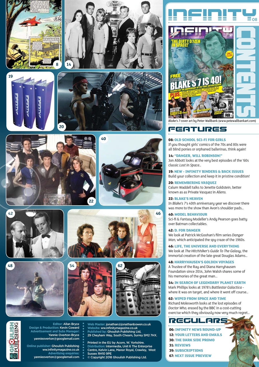 Infinity Magazine Preview Pages
